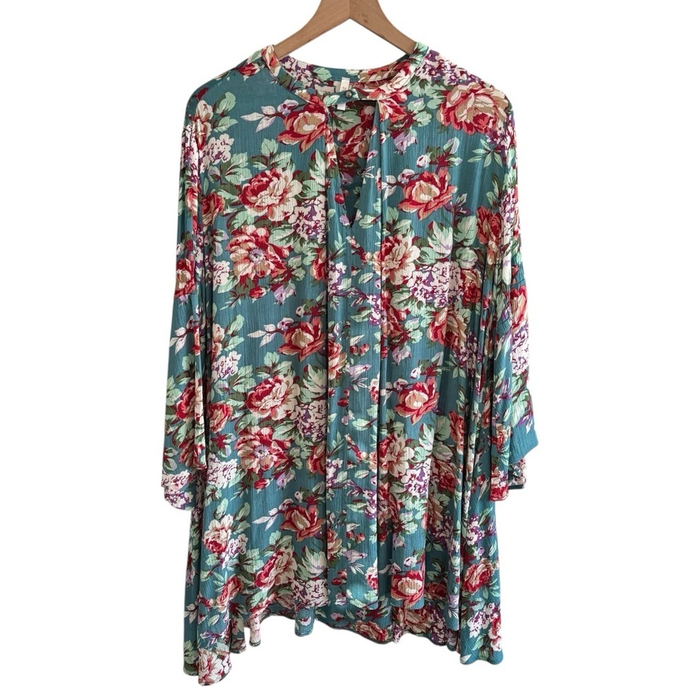 PinkBlush Women’s Floral Maternity Dress Size Medium Smocking Cottagecore Boho